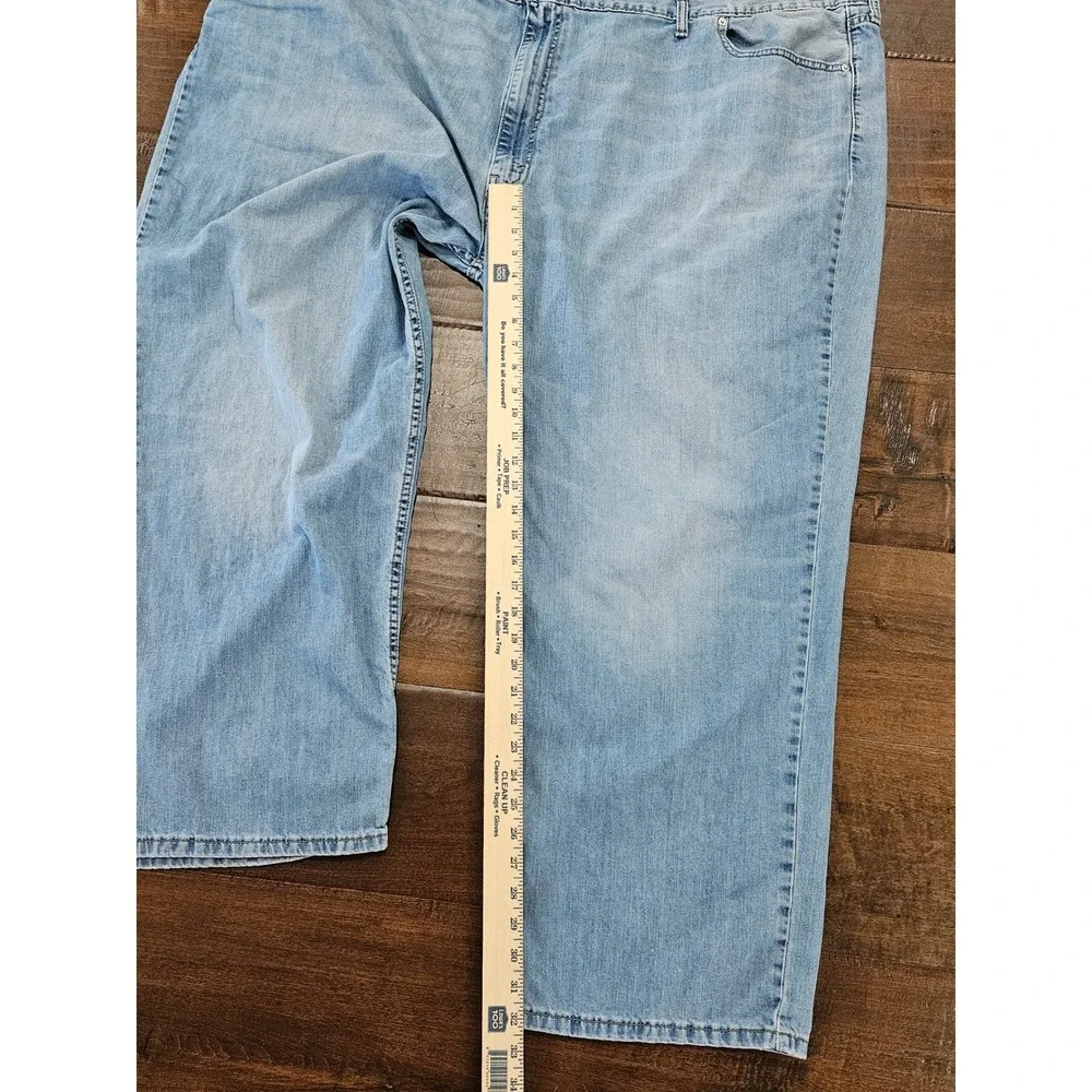 Y2K Levis 559 Relaxed Straight Mens Jeans Light Wash Denim Blue 58x32